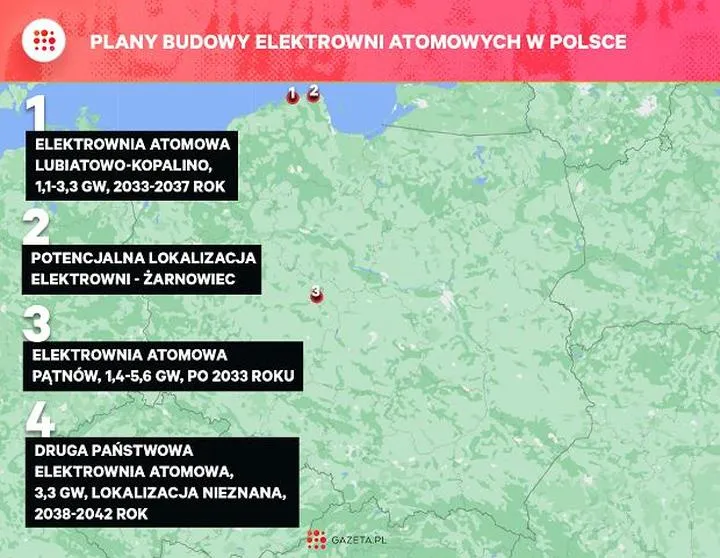 Gdzie w Polsce powstaną elektrownie atomowe? Poznaj lokalizacje i plany budowy