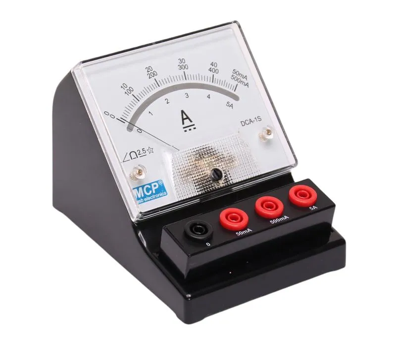 Odczyt amperomierza na prostowniku