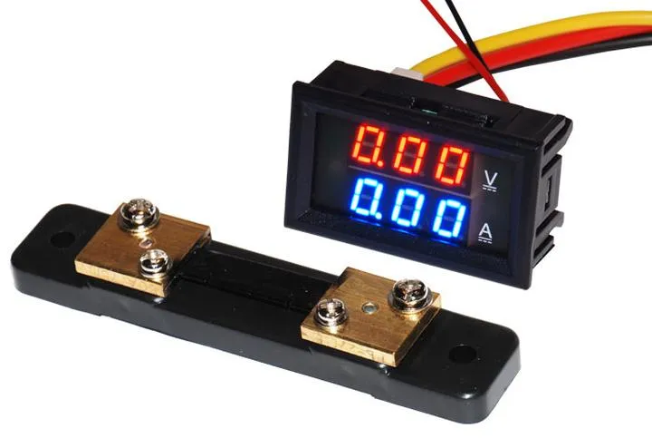 Podłączanie woltomierza i amperomierza