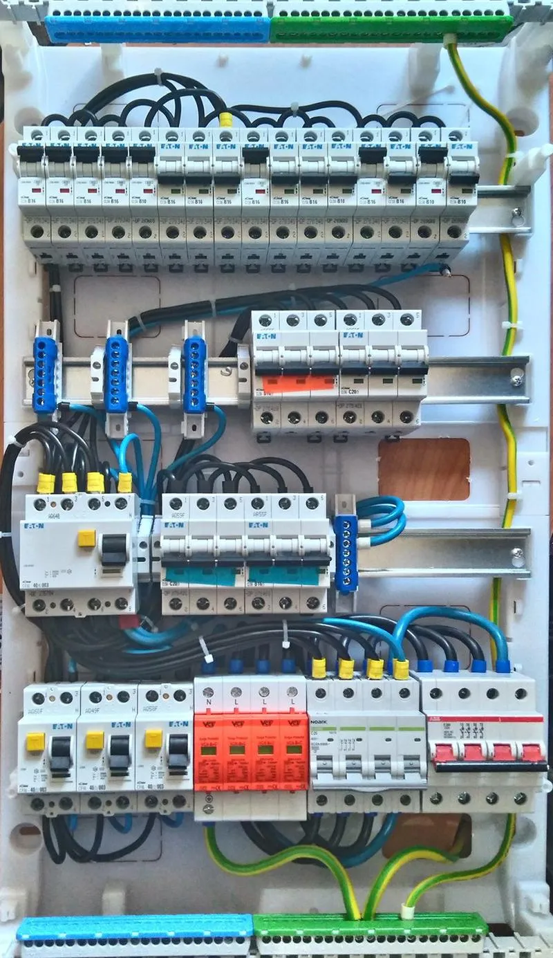 Podłączenie siły do rozdzielni