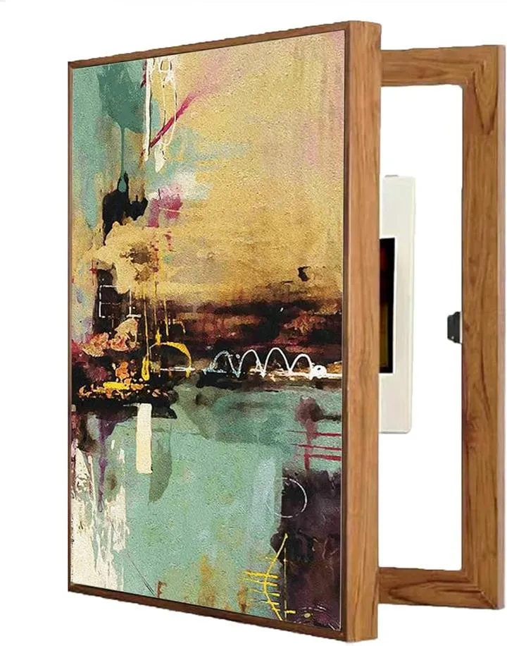 Ukrywanie skrzynki elektrycznej w ogrodzeniu